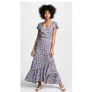 Tiare Hawaii Indica Wrap Floral Dress